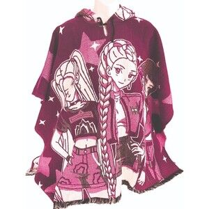 KPop Demon Hunters Huntrix Hooded Poncho NEW WITHOUT TAGS  Girls Youth